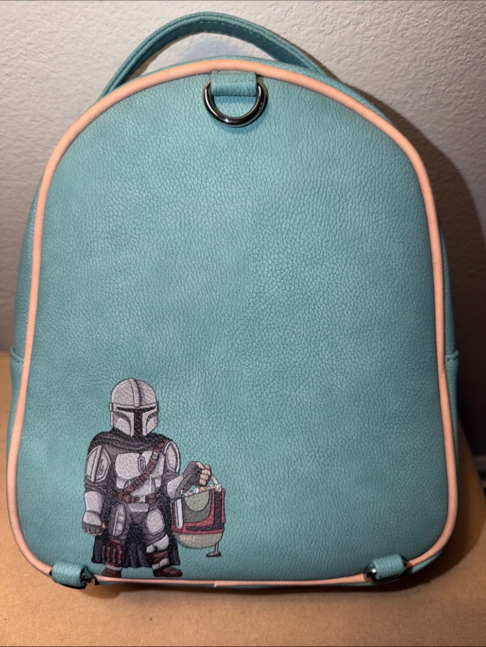 NWOT Star Wars The Mandalorian The Child in Jack-O'Lantern Mini Backpack - Picture 3 of 4
